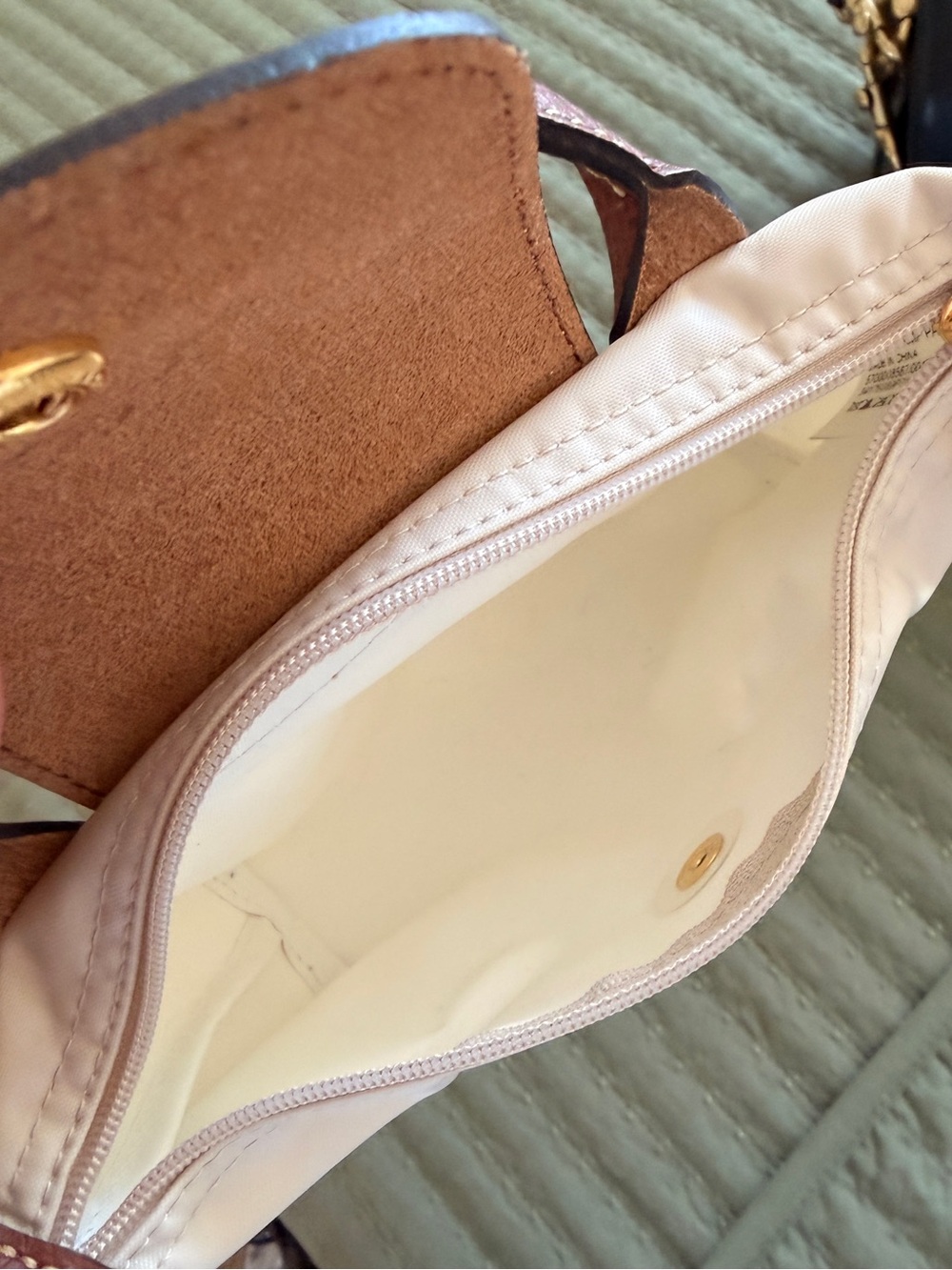 Longchamp Le Pliage Original Pouch with Handle - Picture 7 of 8